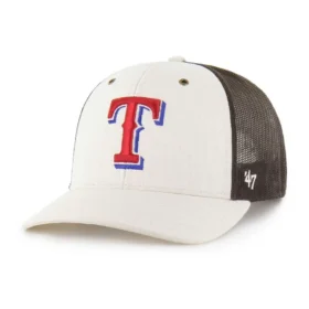 Gorra de camionero sin teñir de los Texas Rangers '47
