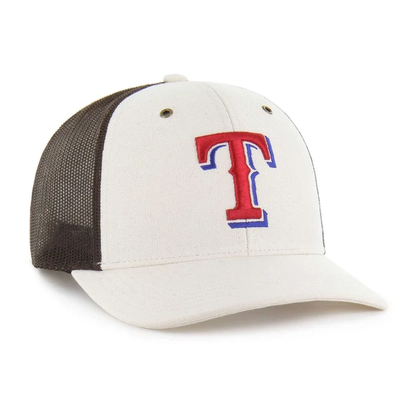 Gorra de camionero sin teñir de los Texas Rangers '47