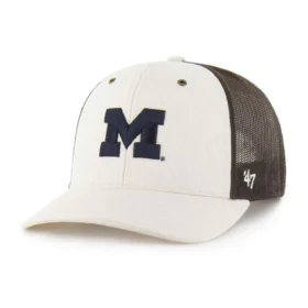 Gorra de camionero sin teñir de los Wolverines de Michigan '47