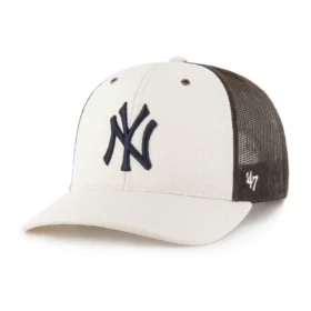 Gorra de camionero sin teñir de los Yankees de Nueva York, modelo '47