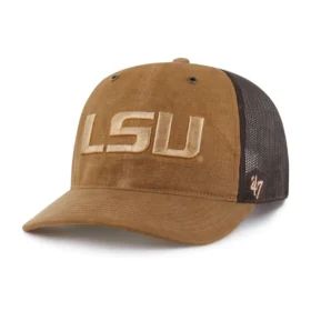 Gorra de camionero teñida '47 de los Louisiana State Tigers, corte holgado