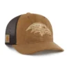 Gorra de camionero teñida de los Baltimore Ravens '47, corte holgado