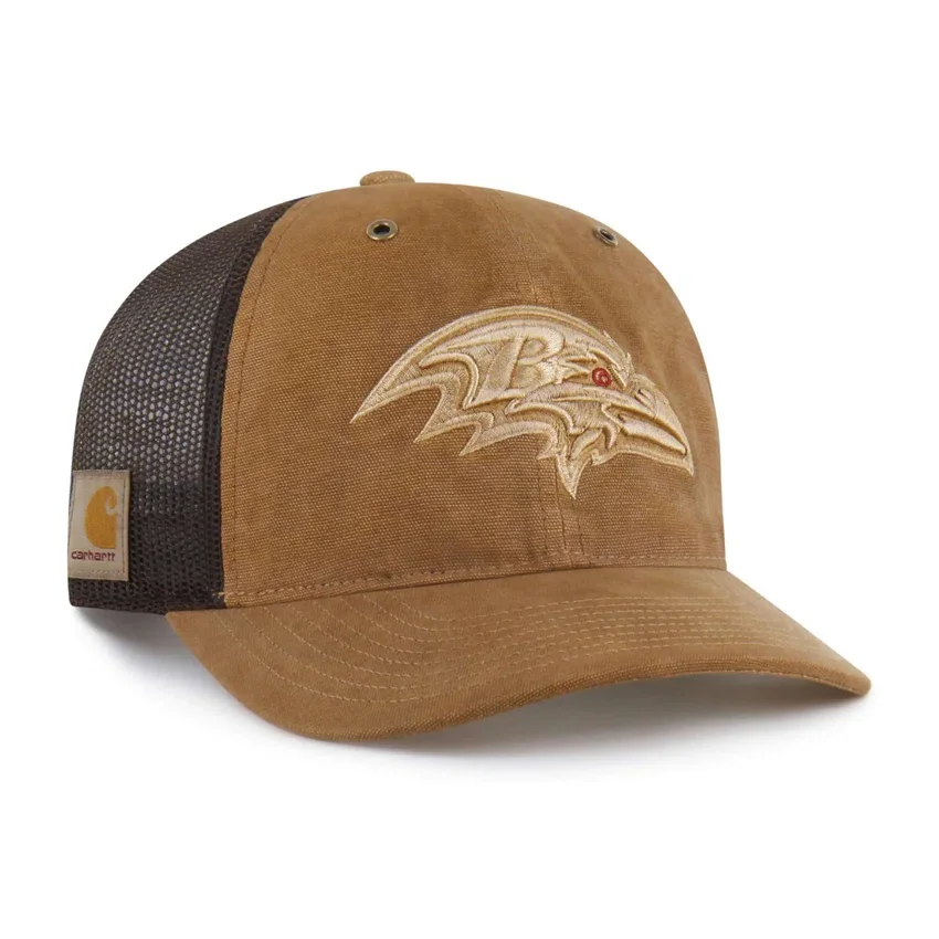 Gorra de camionero teñida de los Baltimore Ravens '47, corte holgado