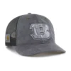 Gorra de camionero teñida de los Cincinnati Bengals, corte holgado, modelo '47