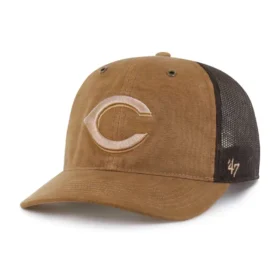 Gorra de camionero teñida de los Cincinnati Reds, corte holgado, modelo '47
