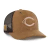 Gorra de camionero teñida de los Cincinnati Reds, corte holgado, modelo '47