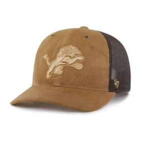 Gorra de camionero teñida de los Detroit Lions, corte holgado, modelo '47