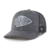 Gorra de camionero teñida de los Kansas City Chiefs '47, corte holgado