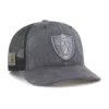 Gorra de camionero teñida de los Las Vegas Raiders, corte holgado, modelo '47