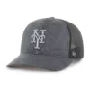 Gorra de camionero teñida de los Mets de Nueva York, corte holgado, modelo '47