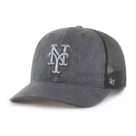 Gorra de camionero teñida de los Mets de Nueva York, corte holgado, modelo '47