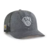 Gorra de camionero teñida de los Milwaukee Brewers, corte holgado, modelo '47