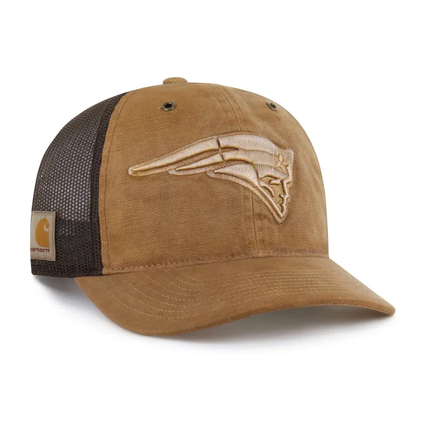 Gorra de camionero teñida de los New England Patriots '47, corte holgado