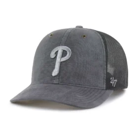 Gorra de camionero teñida de los Philadelphia Phillies, corte holgado, modelo '47
