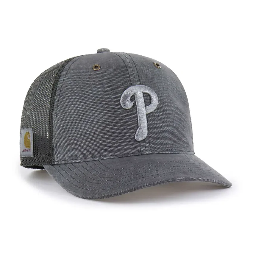 Gorra de camionero teñida de los Philadelphia Phillies, corte holgado, modelo '47