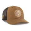 Gorra de camionero teñida de los Pittsburgh Steelers '47, corte holgado