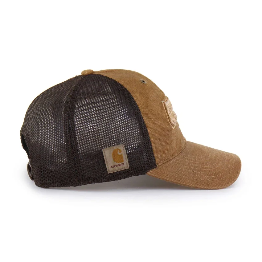 Gorra de camionero teñida de los Seattle Seahawks '47, corte holgado
