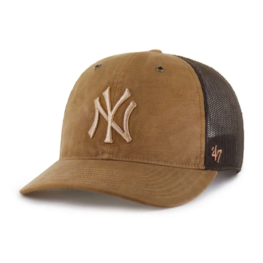 Gorra de camionero teñida de los Yankees de Nueva York, corte holgado, modelo '47