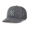 Gorra de camionero teñida de los Yankees de Nueva York, corte holgado, modelo '47