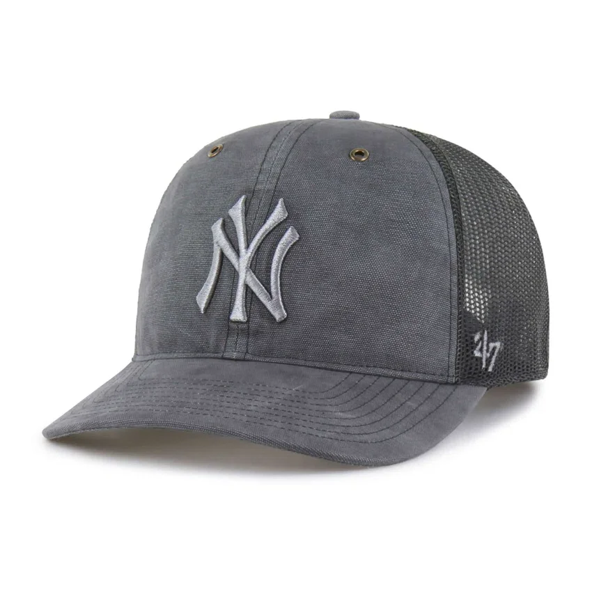 Gorra de camionero teñida de los Yankees de Nueva York, corte holgado, modelo '47