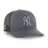 Gorra de camionero teñida de los Yankees de Nueva York, corte holgado, modelo '47