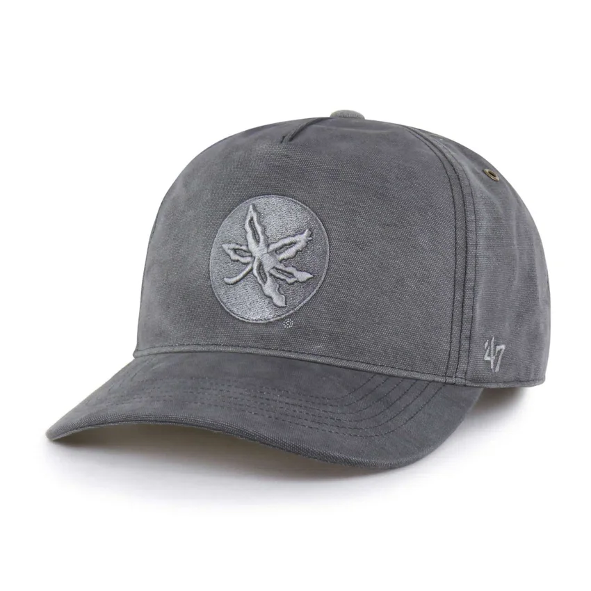Gorra «Gorras Hitch» teñida de los Buckeyes de Ohio State '47, corte holgado