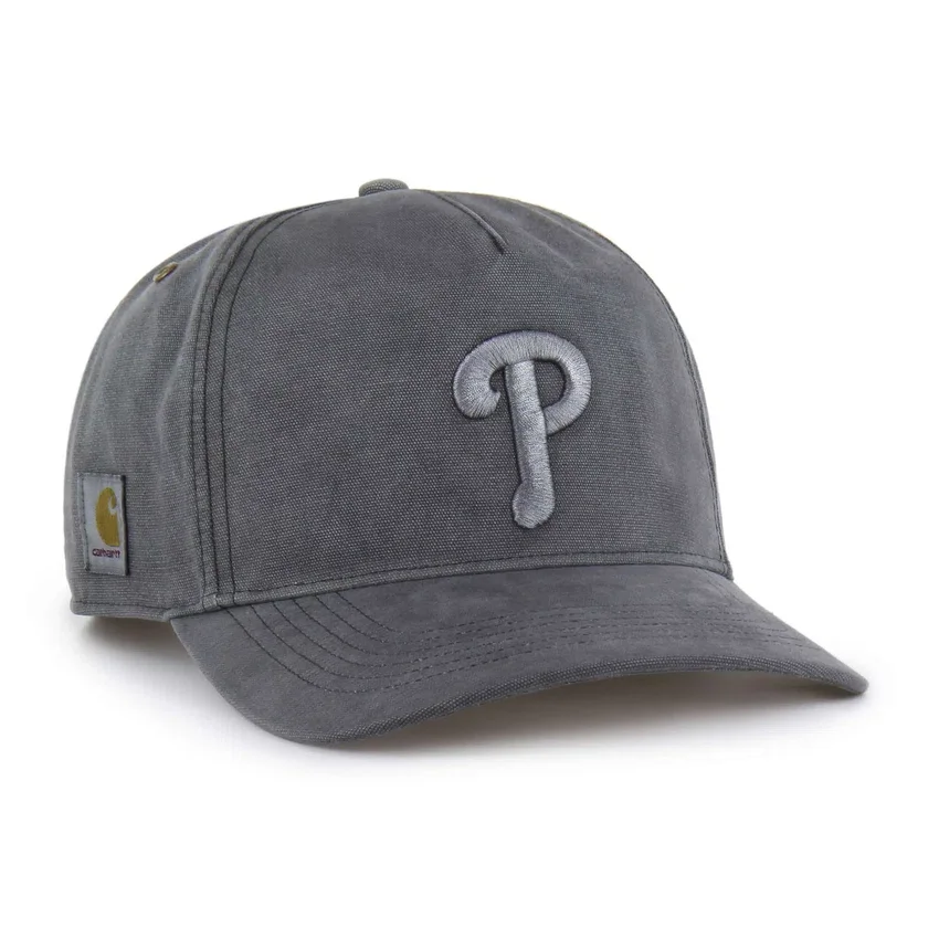 Gorra «Gorras Hitch» teñida de los Filis de Filadelfia, corte holgado, modelo '47