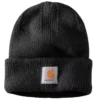 Gorro de punto acanalado para mujer