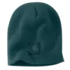 Gorro de punto con parche con el logotipo