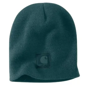 Gorro de punto con parche con el logotipo