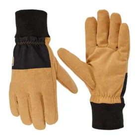 Guantes con puño de forro polar térmico