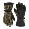 Guantes de caza impermeables, aislantes y de camuflaje con puño tipo guantelete