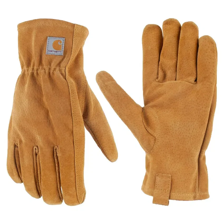 Guantes de cuero con puño abierto