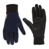 Guantes interiores de forro polar elástico