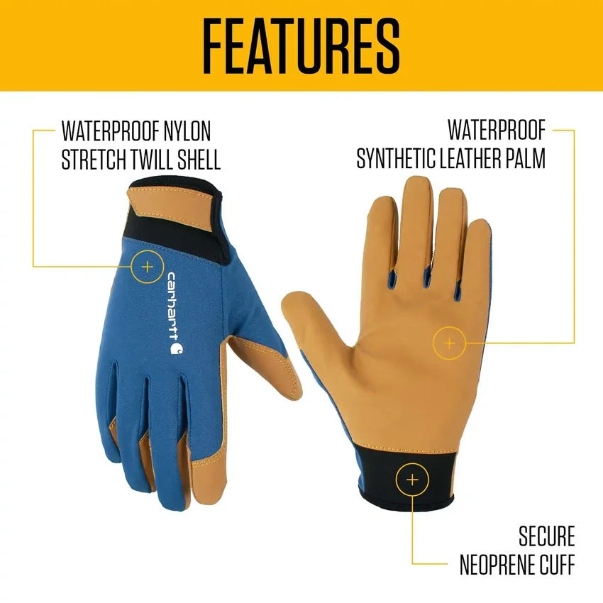 Guantes para mujer duraderos, repelentes al agua y de alta destreza