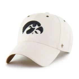 Iowa Hawkeyes '47, sin teñir, Gorras Clean Up