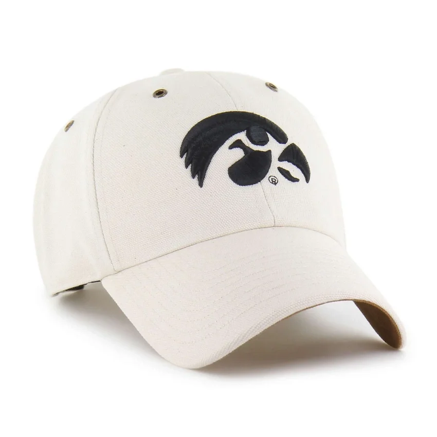 Iowa Hawkeyes '47, sin teñir, Gorras Clean Up