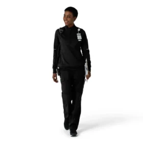 Jersey médico Rugged Flex® Rscu de media chaqueta con cremallera para mujer
