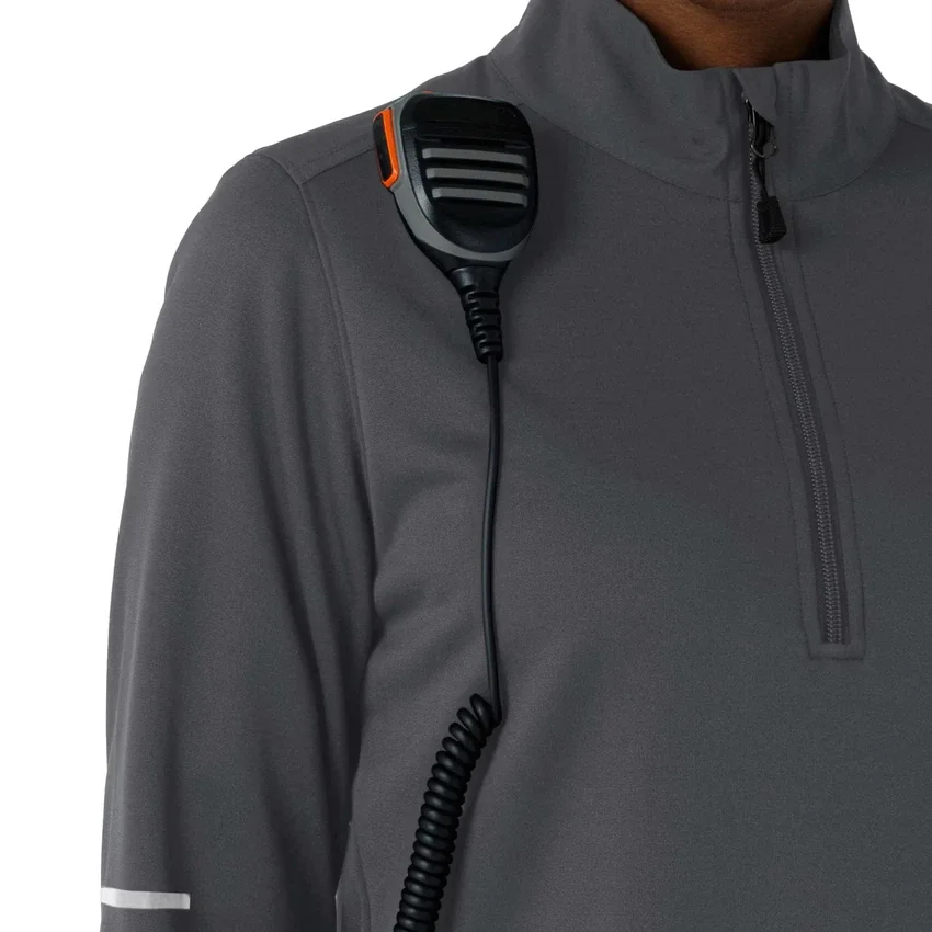 Jersey médico Rugged Flex® Rscu de media chaqueta con cremallera para mujer