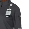 Jersey médico Rugged Flex® Rscu de media chaqueta con cremallera para mujer