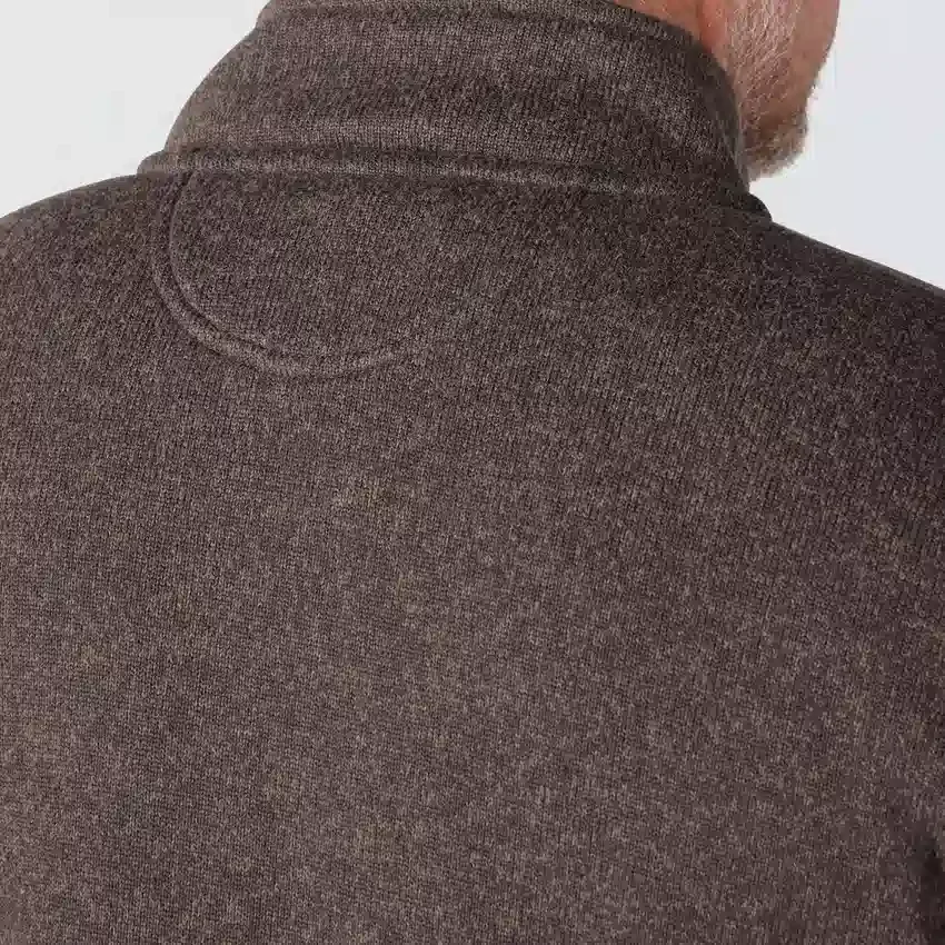 Jerséis de forro polar con cremallera de un cuarto y corte holgado para hombre