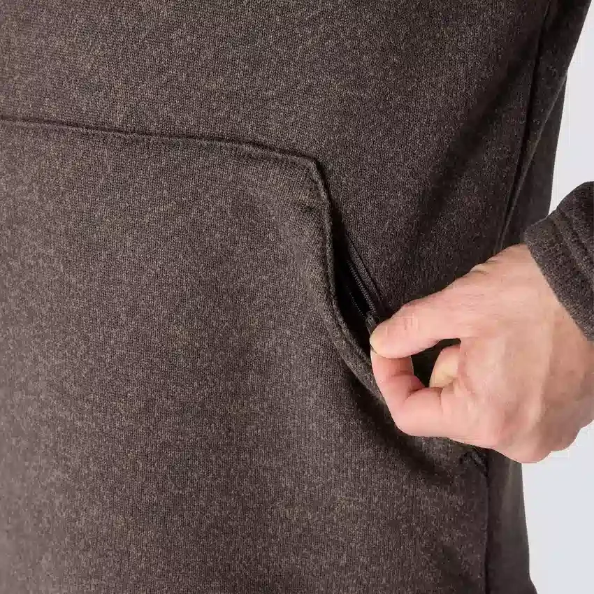 Jerséis de forro polar con cremallera de un cuarto y corte holgado para hombre