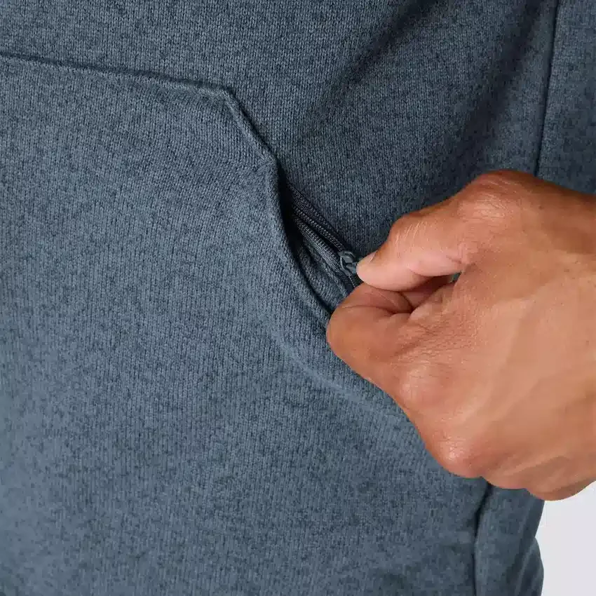 Jerséis de forro polar con cremallera de un cuarto y corte holgado para hombre