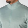 Jerséis de media cremallera para hombre Force Sun Defender UPF 50+ con tecnología de absorción de la humedad - Camisas de protección solar