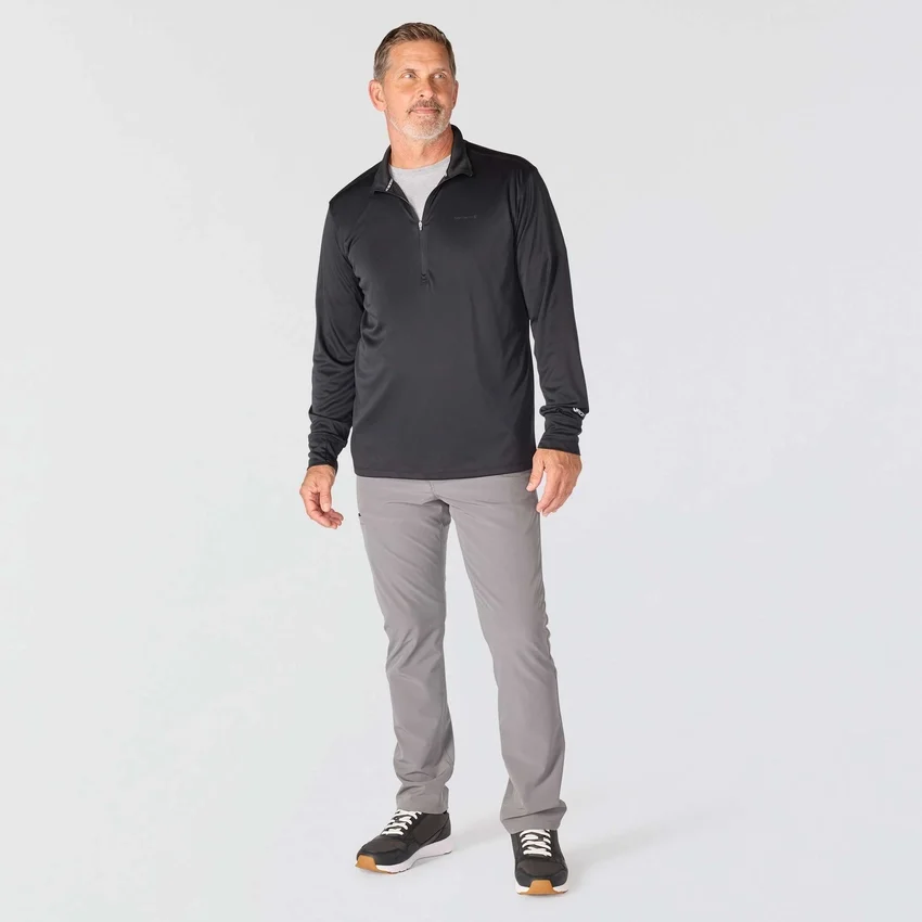 Jerséis de media cremallera para hombre Force Sun Defender UPF 50+ con tecnología de absorción de la humedad - Camisas de protección solar