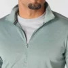 Jerséis de media cremallera para hombre Force Sun Defender UPF 50+ con tecnología de absorción de la humedad - Camisas de protección solar