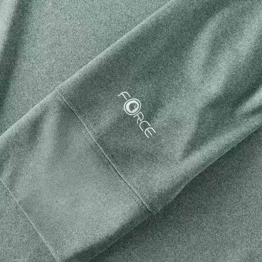 Jerséis de media cremallera para hombre Force Sun Defender UPF 50+ con tecnología de absorción de la humedad - Camisas de protección solar