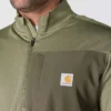 Jerséu de media cremallera para hombre Force, con forro polar y tecnología de absorción de la humedad