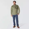Jerséu de media cremallera para hombre Force, con forro polar y tecnología de absorción de la humedad