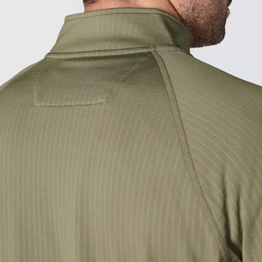 Jerséu de media cremallera para hombre Force, con forro polar y tecnología de absorción de la humedad